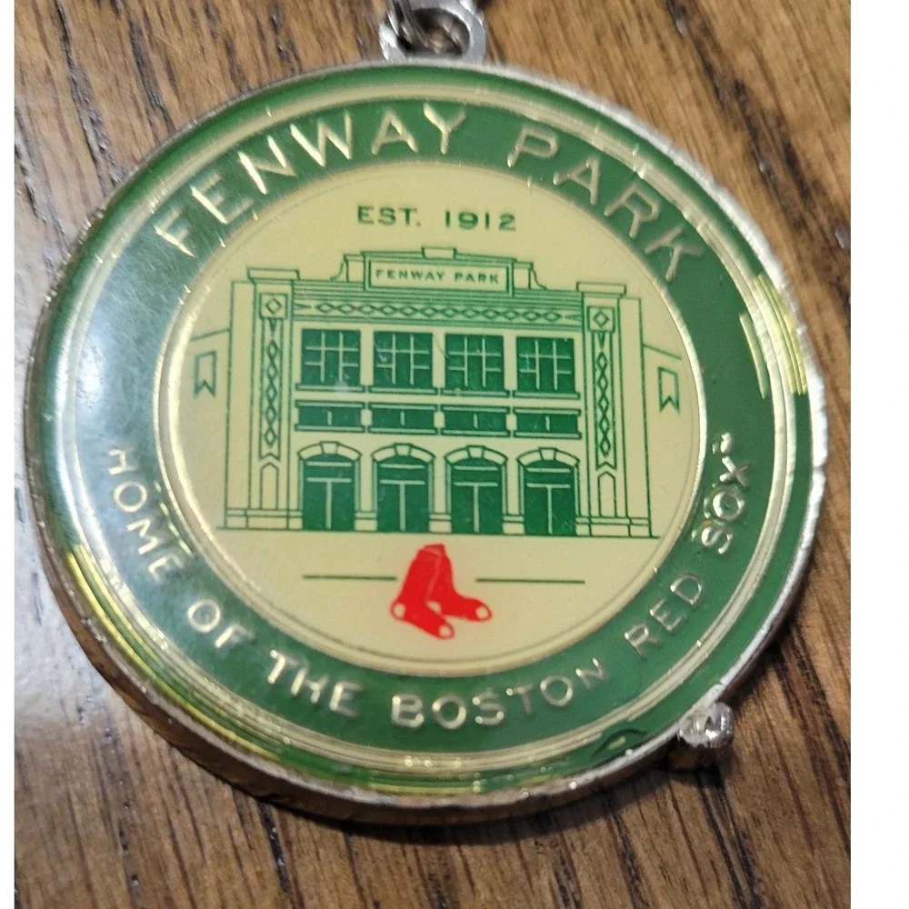 Fenway Park Home of the Boston Red Sox Keychain Est 1912 Enamel Metal Souvenir